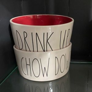 Used Rae dunn pet bowls
